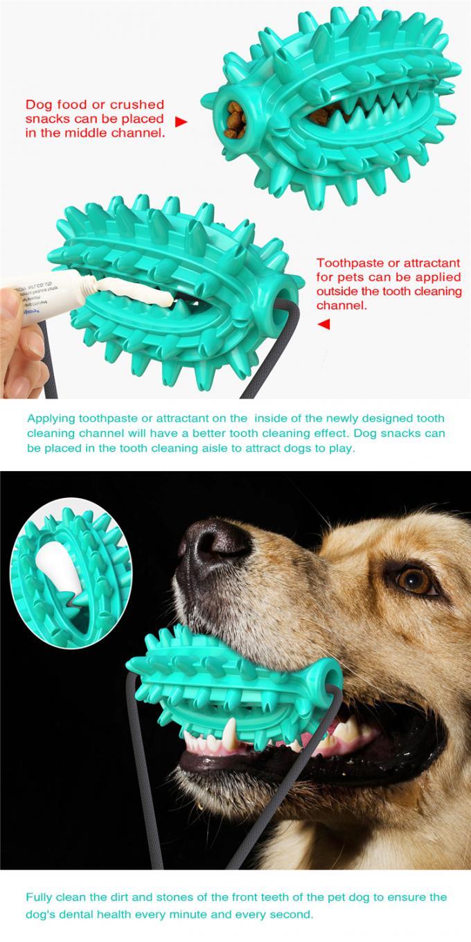 2021 κατασκευαστής των υψηλής ποιότητας δοντιών που καθαρίζουν τα παιχνίδια οδοντοβουρτσών σκυλιών με τα ελαστικά διαλογικά προϊόντα της Pet παιχνιδιών