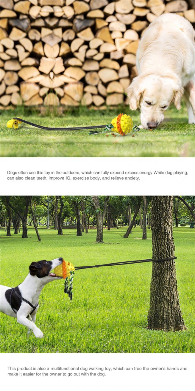 Το ειδικό καυτό πωλώντας δημοφιλές προϊόντων πρακτικό σκυλιών παιχνιδιών διαλογικό υπαίθριο Drawstring σκυλί σχοινιών σφαιρών ελαστικό μασά το παιχνίδι